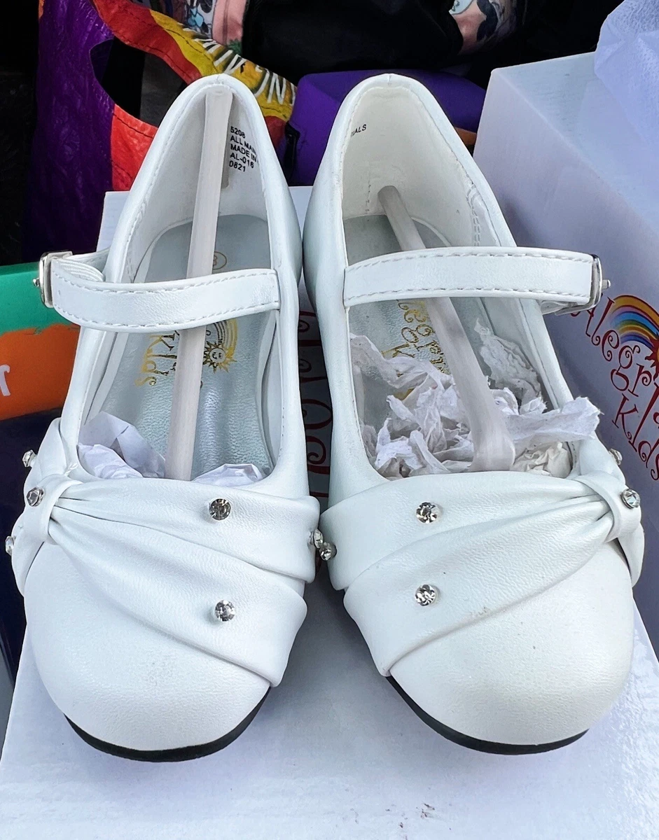 Girls white dress shoes size 2 sale
