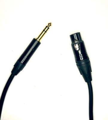 Mogami W2549 Neglex | 10 FT | Gold Female XLR to Neutrik TRS 1/4 | Custom Built