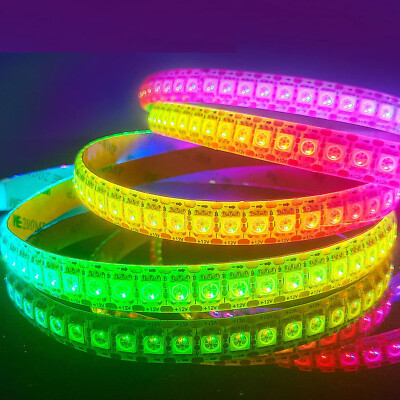 WS2812B 5050 RGB LED Strip 30/60/144/300 LEDs/M Individual Addressable IC DC5V