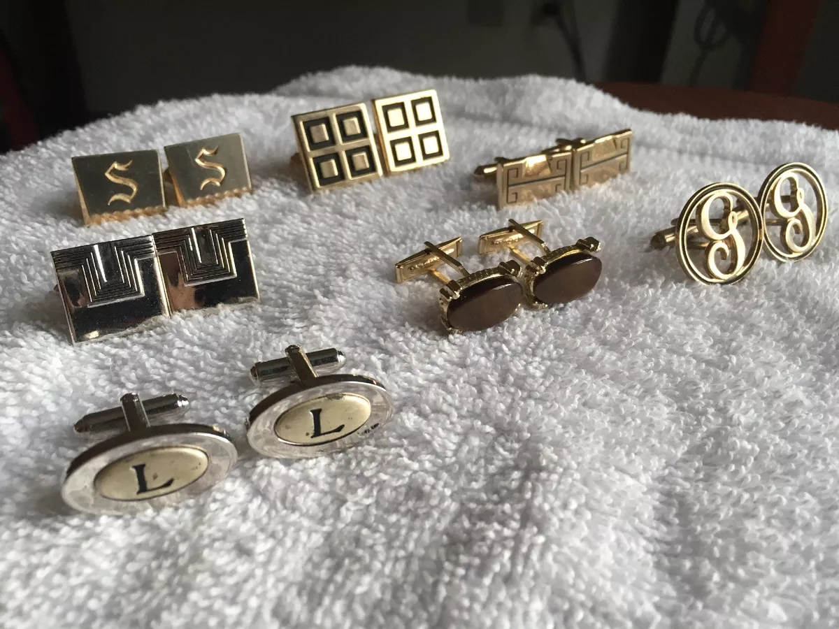 7 Pairs Vintage Cufflinks eBay