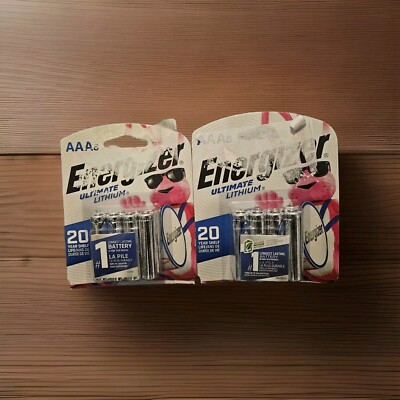 16 AAA Energizer Ultimate Lithium Batteries (Two packs of 8) Exp 2042+