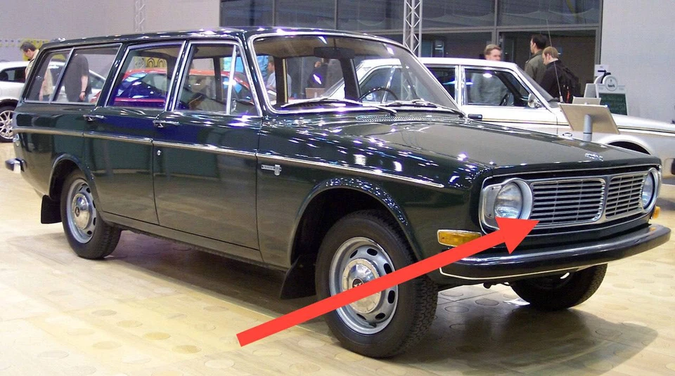 Volvo 140 142 144  1967-1971 Model Front Grille. Used Item Foto 2 de 4