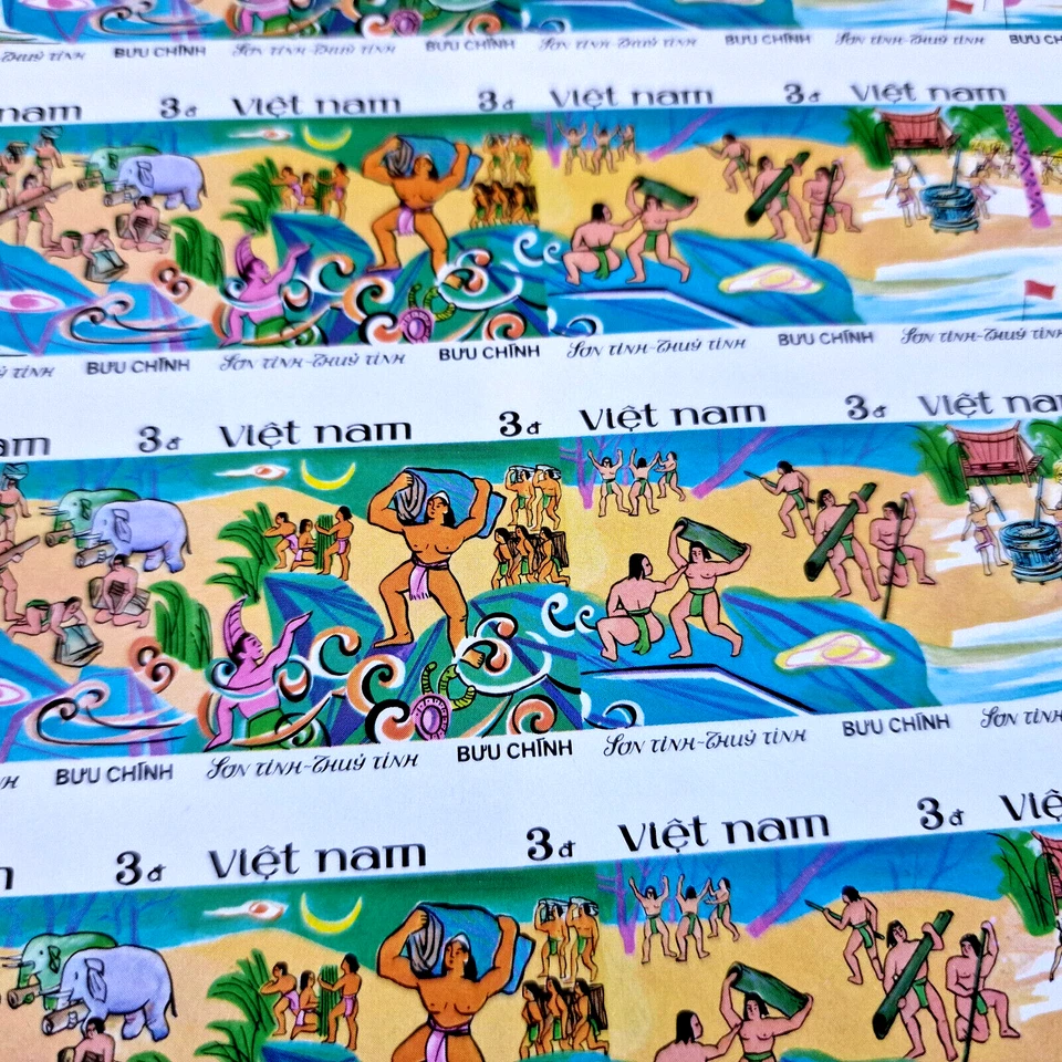 Vietnam 1987 imperf Battle Legends MNH 40 estampillas 5 juegos completos SC $67,50 Foto 3 de 4