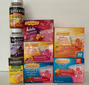 Emergen C Airborne Immune Support Vitamin C Adult Kids Vitamin Many Flavors Ebay