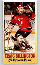 1993-94 PowerPlay #169 Craig Billington  Ottawa Senators V77733