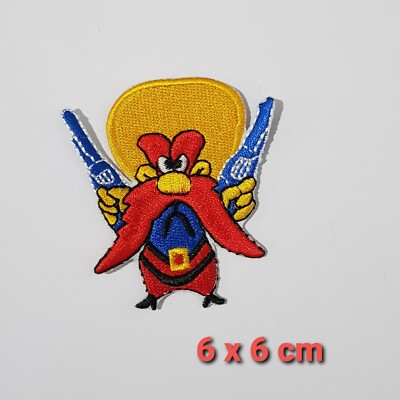 Yosemite Sam Enamel Pin Badge Cartoon Character Cowboy Sherriff Police – Bear In Beads - Foto 10