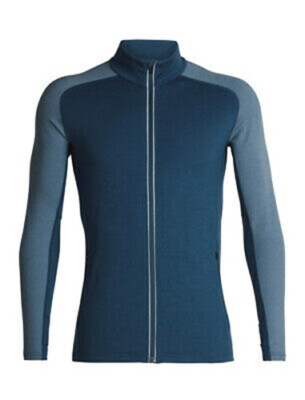 Icebreaker Quantum Hooded Jacket (M) Prussian Blue Granite Blue