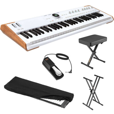 Arturia Astrolab Avant-Garde Stage Keyboard w/ Bench, Stand, Pedal & Cover KIT