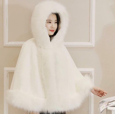 hooded winter cape