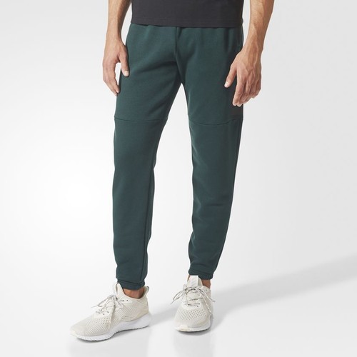 adidas bq9562 tapered leg fleece pants green night sport ( s )
