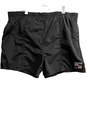 Chaps Ralph Lauren Shorts Mens XL Black Swimming Trunks Bottoms NWOT