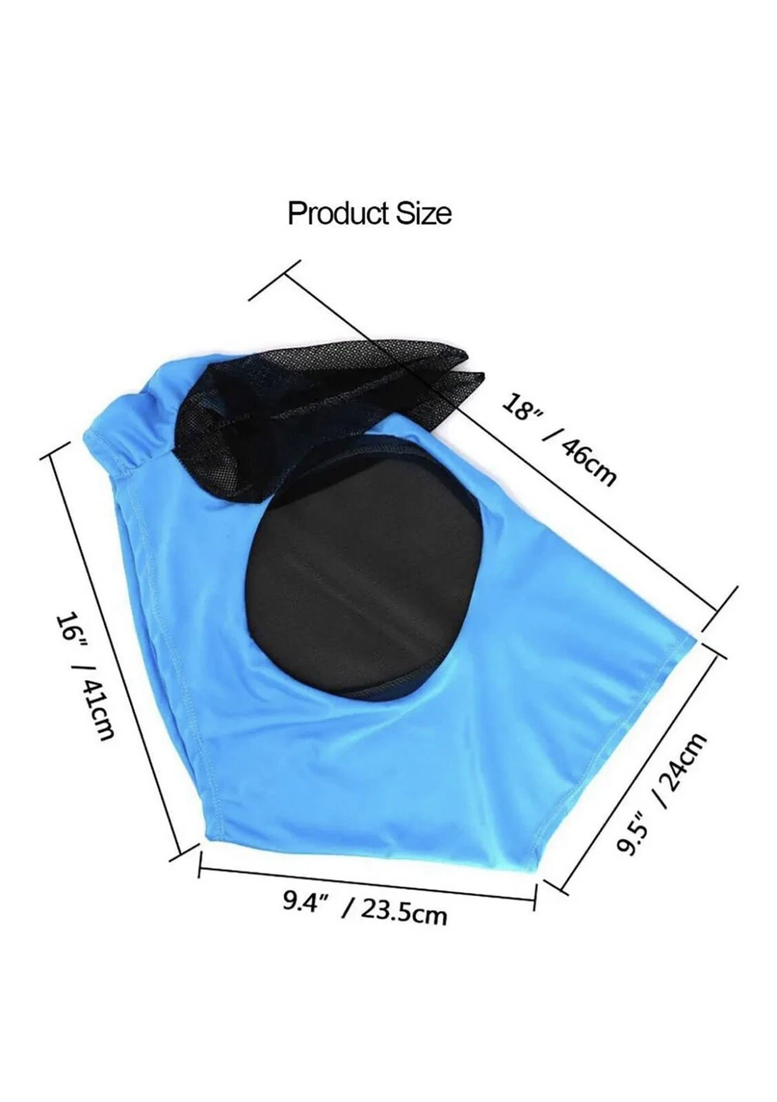 노란 말 머리 보호 안면 마스크 모기 벌레 물림 방지 통기성 커버