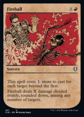 Magic the Gathering (mtg): CLB: Fireball - Showcase