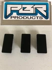 Lot of (3) PBR Products Rectangular Rocker Switch Blank Snap-In Hole Plug Cover