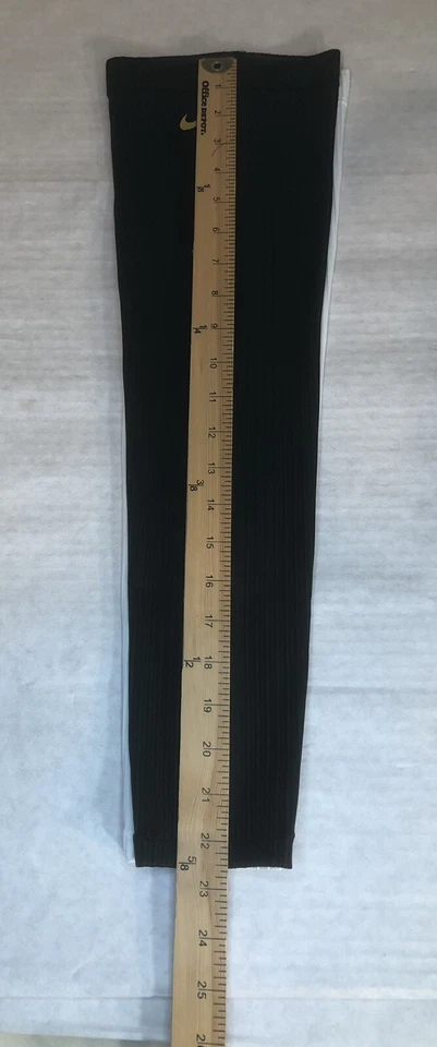 Nike 2023 Pro Elite Running Leg Sleeves BlackWhite Made In USA Adult Siz G1N - Image 4 of 4