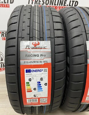 1 X 215 45 16 POWERTRAC 215/45R16 90W XL BRAND NEW TYRE AMAZING WET ...