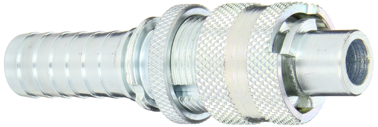 Dixon Valve N4S6-LS Steel Bowes Interchange Pneumatic Fitting with Safety-Lock for Secure Connections