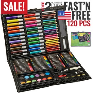 Art Set Kit For Kids Toddler Teens Adults Supplies Drawing Painting