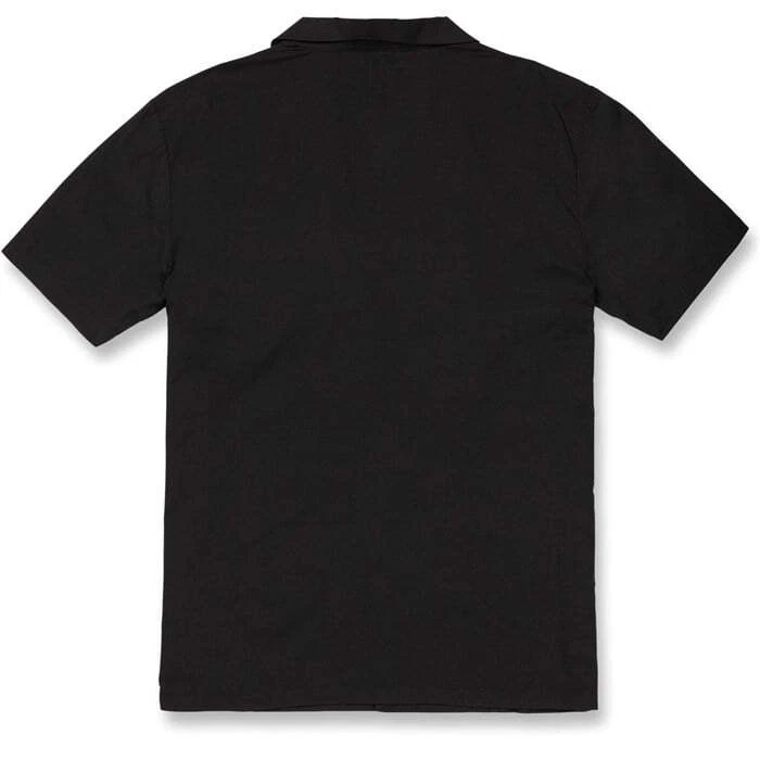 VOLCOM Men's S/S Button Shirt BARACOSTONE - Black - Medium - NWT - Image 2 of 2