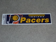 INDIANA PACERS NBA BUMPER STICKER  VERY COLORFUL