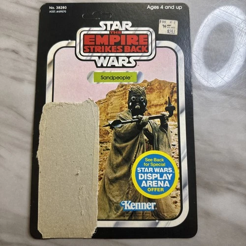 Vintage Star Wars 1981 CardBACK Sand people
