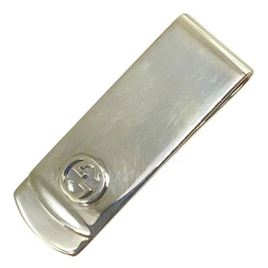 Accessoires pince à billets GUCCI GG logo SV925 argent utilisé au Japon F/S