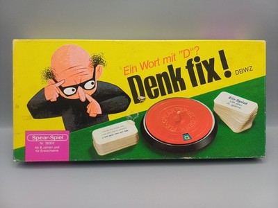 Denk fix! - Vintage Spear-Spiel 26303. Ein Wort mit ''D'' Rate Spiel Retro Rarität