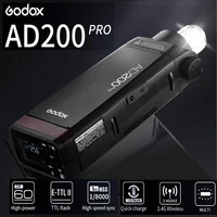 Godox AD200 Pro AD200Pro Flash Strobe TTL HSS 1/8000s Pocket Flash Monolight