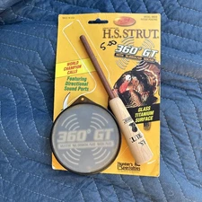 H.S. Strut 360 SL Slate & Hickory Striker Friction Pot Turkey call In Package