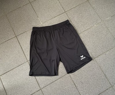 Erima Shorts Gr. XL Schiedsrichtershort mit Taschen Fußball Training Schwarz
