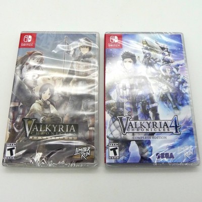 Valkyria Chronicles Remastered 4 Limited Run Games Nintendo Switch LRG#254 #255