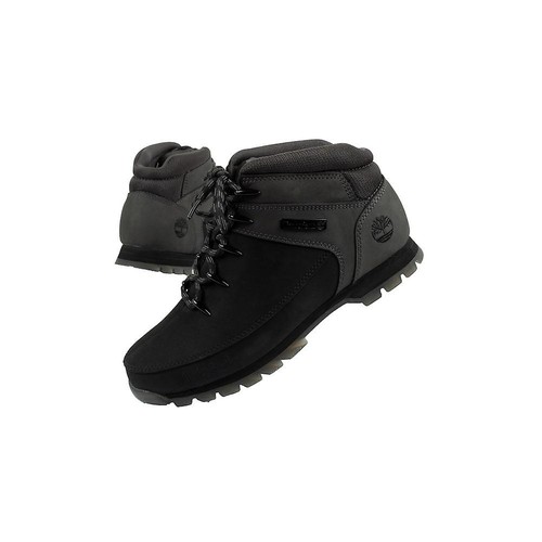 Timberland Men's Euro Sprint Hiker Boots Black TB0A1KAC015 ALL SIZES - Afbeelding 2 van 3