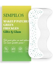 Green Face Glitter - Waterproof and Long-Lasting Body Glitter Freckles, Spark...