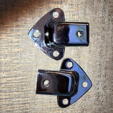 Two 2 Mg Mgb Mgc Chrome Top Frame Tonneau Bow Socket