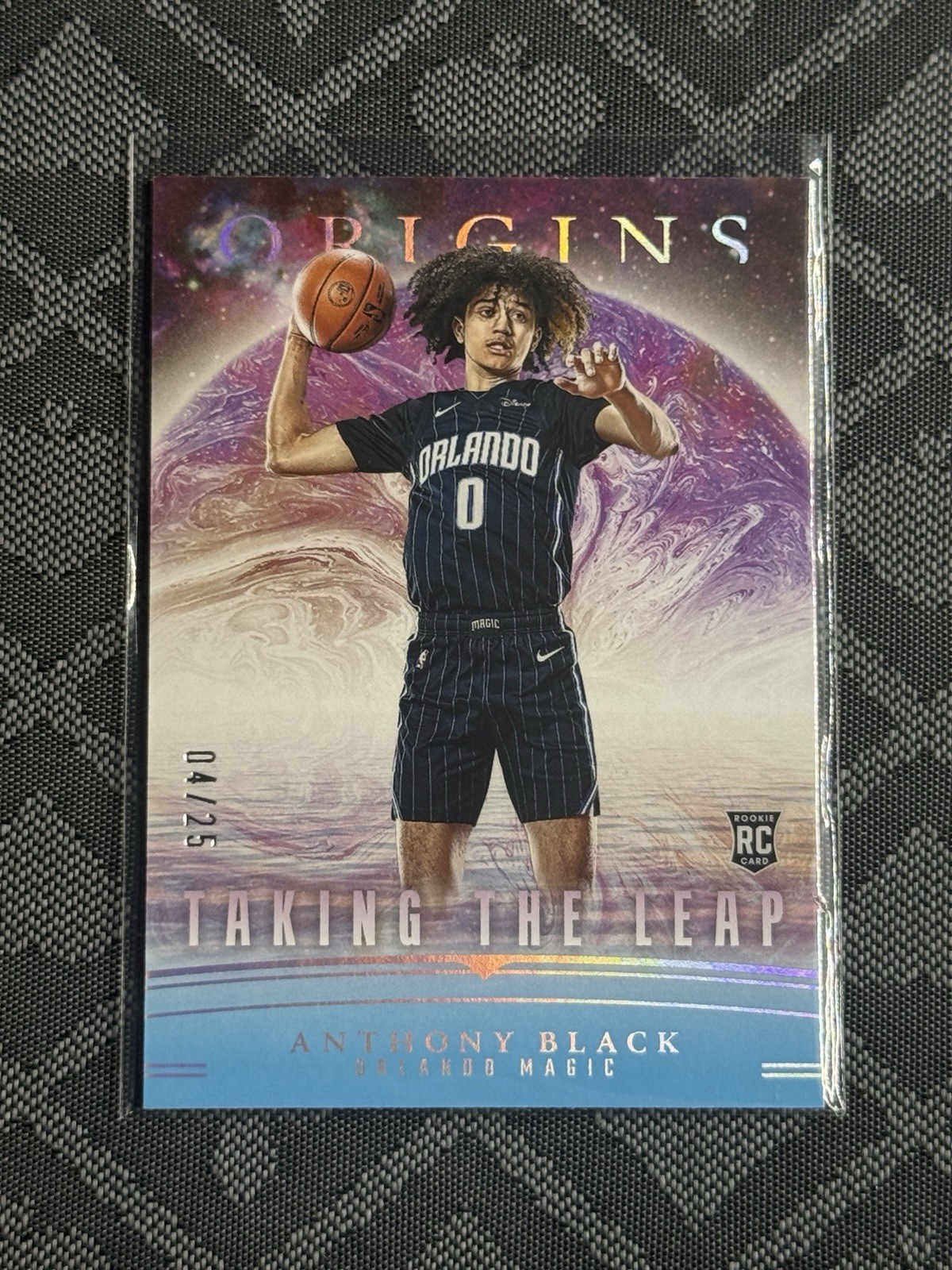 2023-24 Panini Origins Anthony Black Rookie Taking The Leap Turquoise /25 RC #20