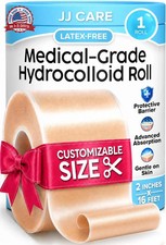 Hydrocolloid Roll 2" x16ft Pimple Patch Roll for Acne FSA HSA Eligible