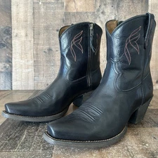 Ariat 10027262 Square Toe Side Zip Western Cowboy Boots Womens 11 B