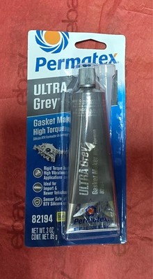 82194 Permatex Ultra Grey RTV Silicone Gasket Maker: NEW