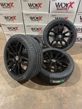 Brand new set of 20” alloy wheels and tyres Vw T5 T6 Transporter 5x120
