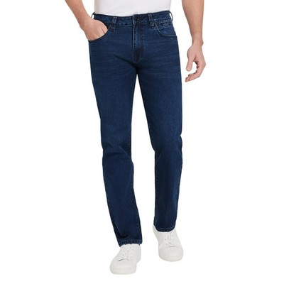 Kenneth Cole Men's Jeans Straight Leg Stretch Denim Pants New Blue Black 30-42