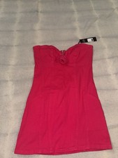 NWT Sweetheart Hot Pink Mini Dress Party Small