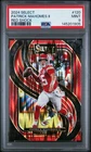 1905 Patrick Mahomes II 2024 Panini Select #120 Red Prizm Shock /249 PSA 9