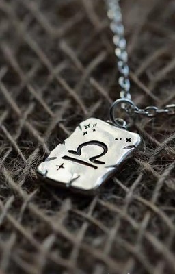 Personalized Handcrafted Stamped 999 Silver Zodiac Necklace with Silver chain