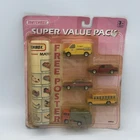 Matchbox Super Value Pack With Poster School Bus XJ6 Sterling Ryder Vintage 1990