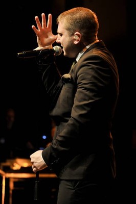 English Singer Rapper Ben Drew of Plan B performs at Shepherds Bus- Old Photo 9
