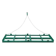 96" Heavy Duty Drag Harrow for ATV & Tractor, Lawn Leveling Rake with Chain