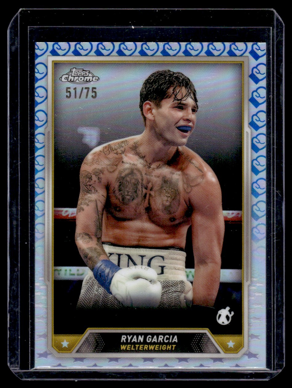 2024 Topps Chrome Boxing Glove Logo Refractor Ryan Garcia 51/75  #93