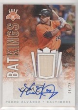 2017 Panini Diamond Kings Bat Signatures 6/25 Pedro Alvarez #BKS-PA Auto 0x5