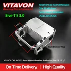 VITAVON CNC Alu7075 Servo Mount&Receiver Box For Losi 5ive-T E 3.0 1/5
