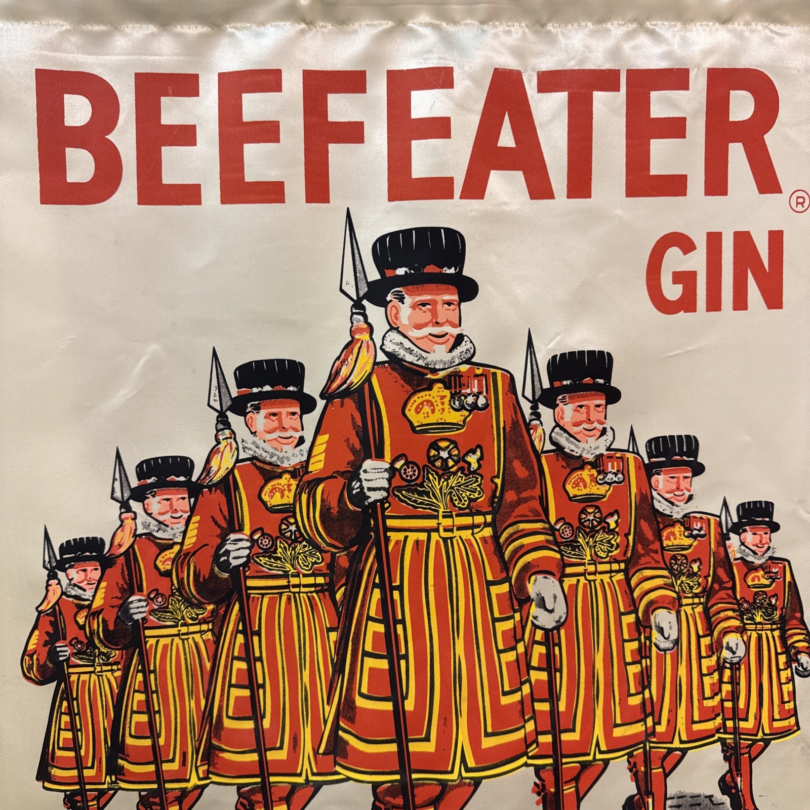 Beefeater Gin Salutes The 1980 Winter Olympics Hanging Flag